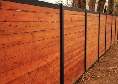 Fencetrac Horizontal Wood Privacy Fence