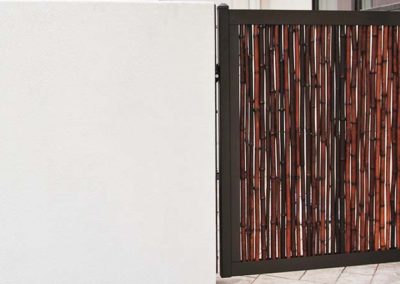 Bamboo Privacy Fence Gate