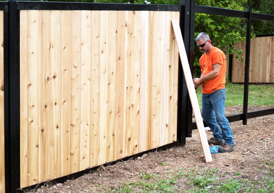 FenceTrac Privacy Fence Installation
