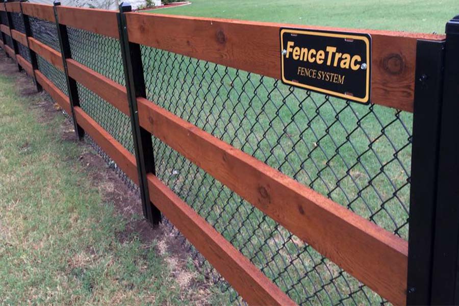 Build a Wood Fence With Metal Posts (That's Actually