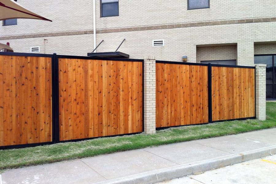 FenceTrac Wood Metal Brick Privacy Fence