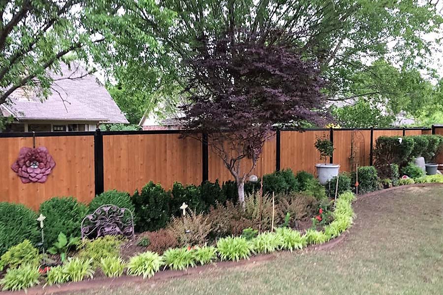 FenceTrac Wood & Metal Privacy Fence