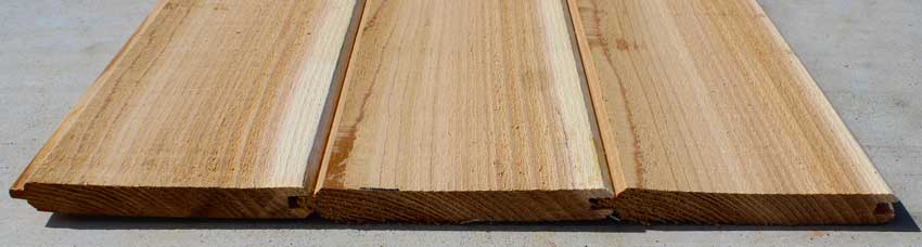 Red Cedar Tongue & Groove Fence Pickets