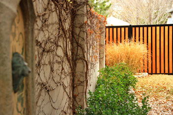 Elegant Wood Privacy Fence