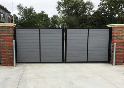 Commercial Privacy Fence Gate With Opener