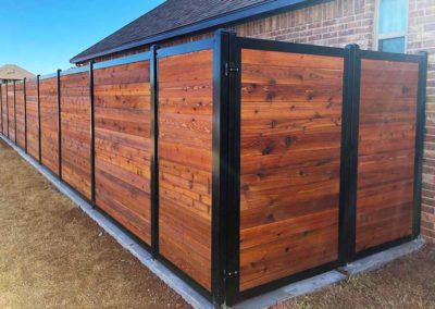 Beautiful Wood Horizontal Privacy Fence