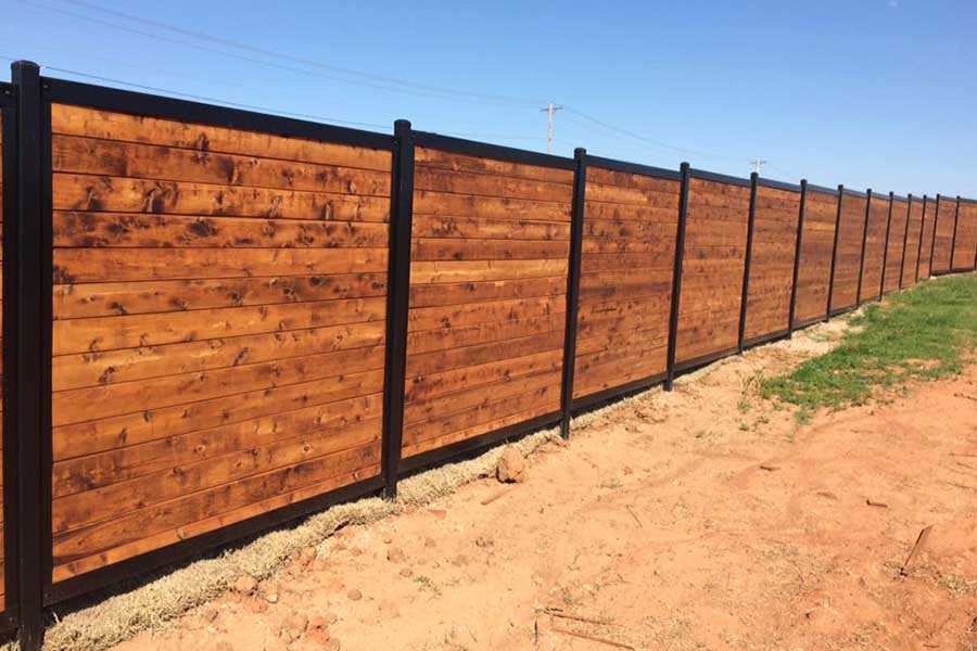 HOA Neighborhood Privacy Fence Stair Step