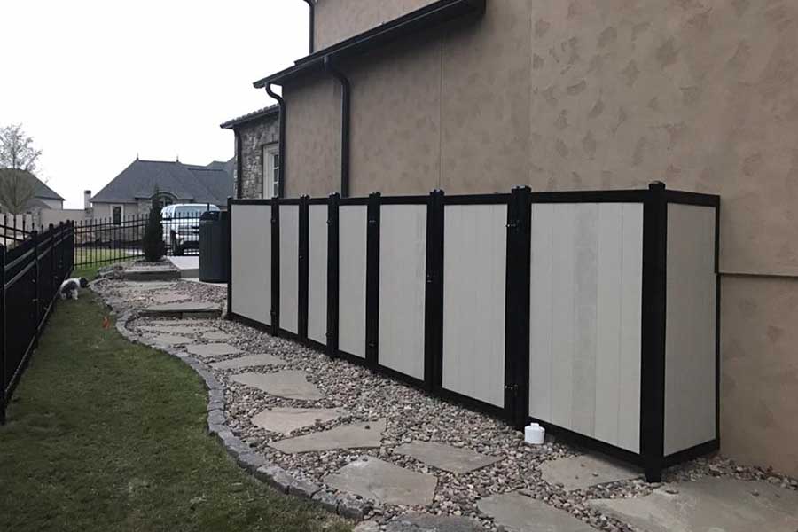 AC Unit Privacy Fence