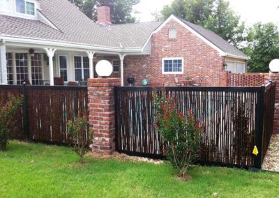 Bamboo Pool Privacy Fence Design