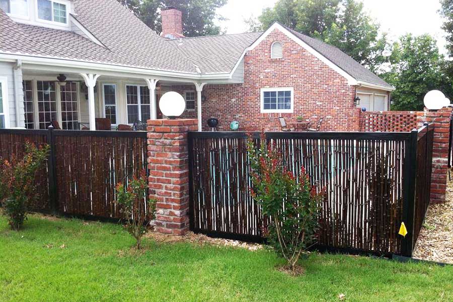 Bamboo Pool Privacy Fence Design