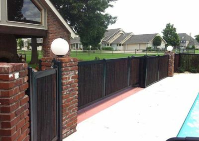 Bamboo Poolside Fence