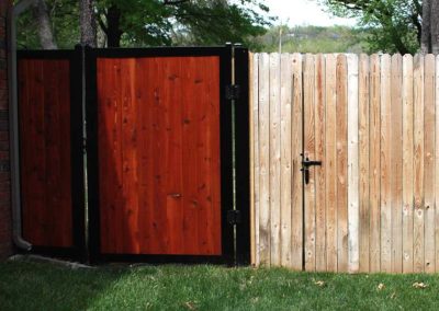 Wood Privacy Fence Gate