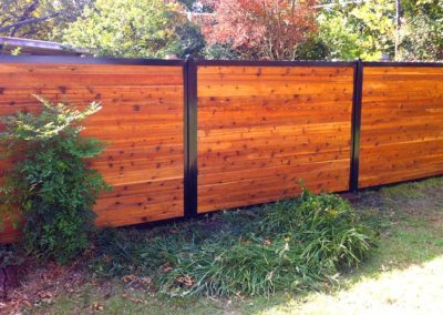 Horizontal Wood Privacy Fence