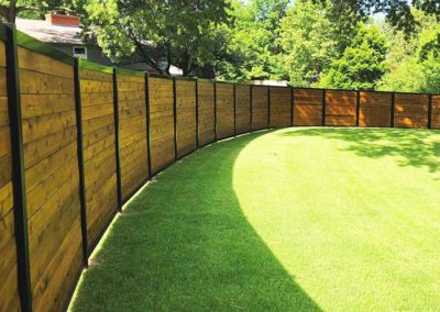 Curved Privacy Fence