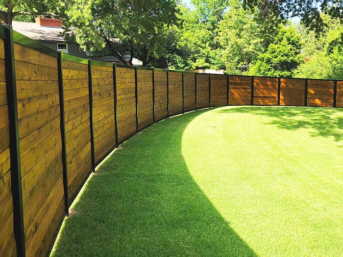 Curved Privacy Fence