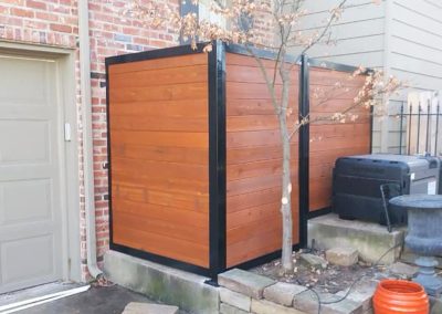 Horizontal Enclosure Metal Frane Fence