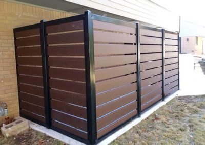 Horizontal Slat Fence