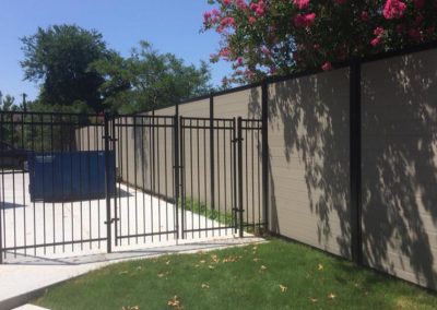 Horizontal No Gaps Pool Privacy Fence