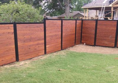 Horizontal Cedar Fence