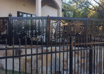 Artistic Metal Decorative Fence