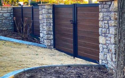Brown Composite Fence