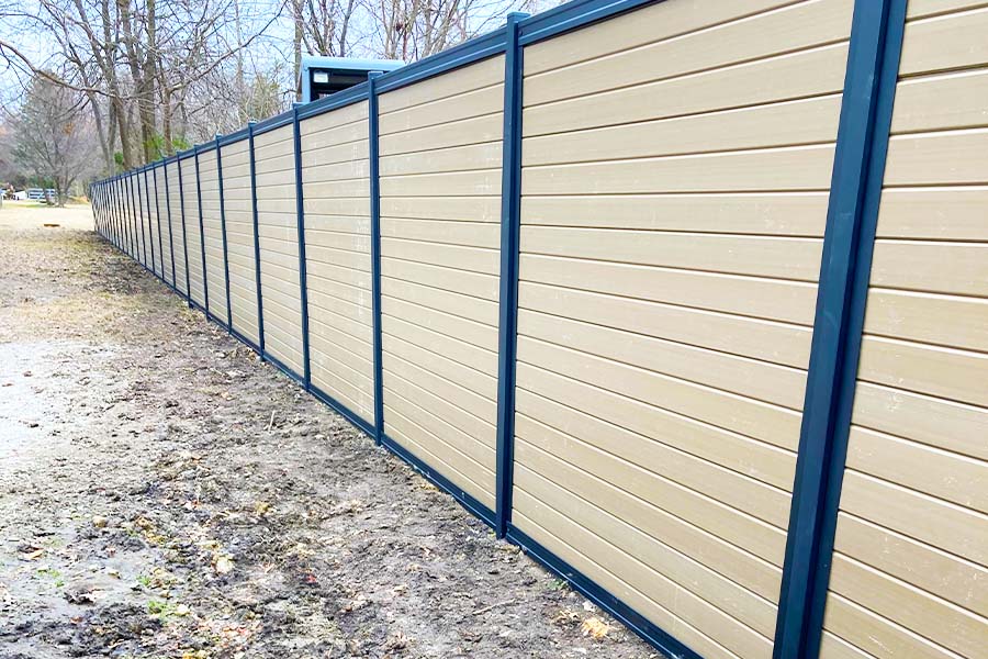 Metal Vinyl Fence