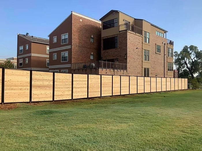 8' Tall Commercial Privacy Fence