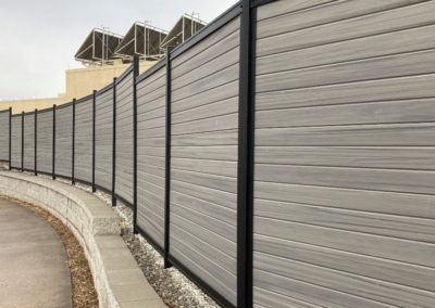 FenceTrac Horizontal Composite Infill Privacy Fence