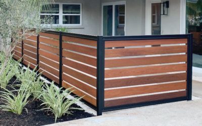 An Easy Kit to Build a Horizontal Slat Fence (View Ideas Gallery)