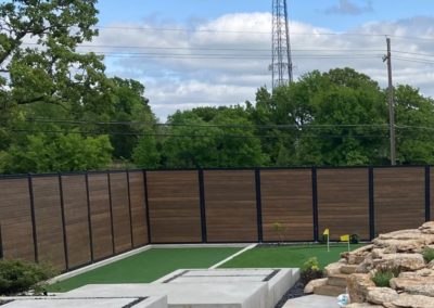 Horizontal Wood Privacy Fence