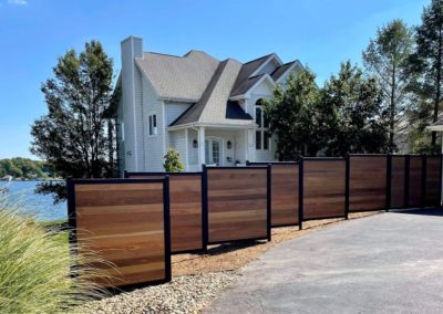 Horizontal Wood Privacy Fence