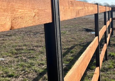 Highplains Ranch Rail Fence Closeup