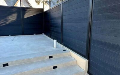 Black Composite Fence