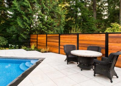 Pool Patio Privacy Fence