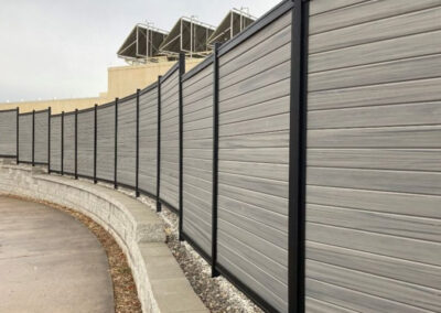 Grey Composite Fence