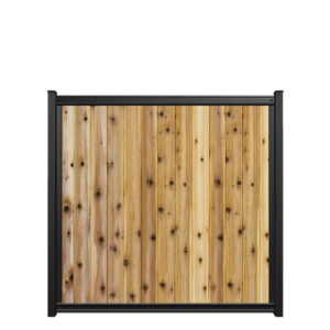 6x6 fencetrac fence panel vertical cedar