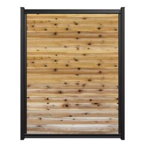8x6 fencetrac fence panel horizontal cedar