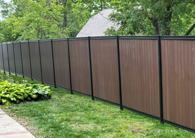 Brown Composite Fence
