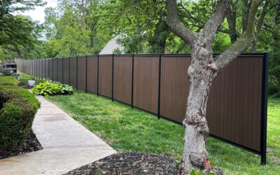Brown Composite Fence
