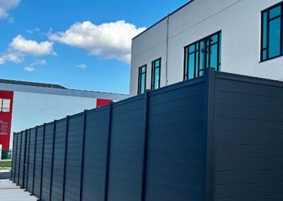 Ultrablend PVC Fence Grey Black