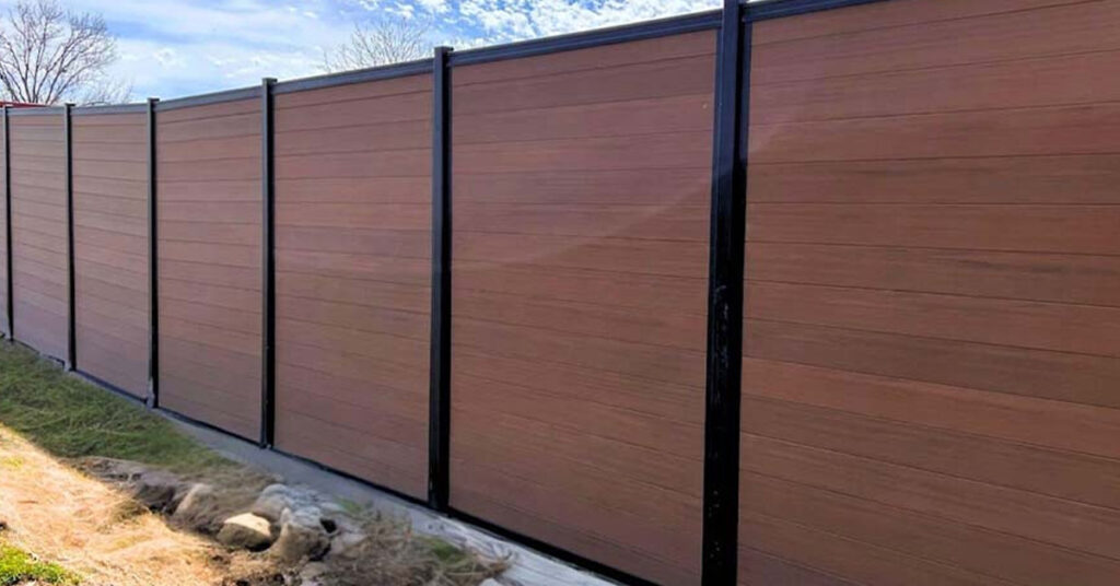Composite Brown Fence