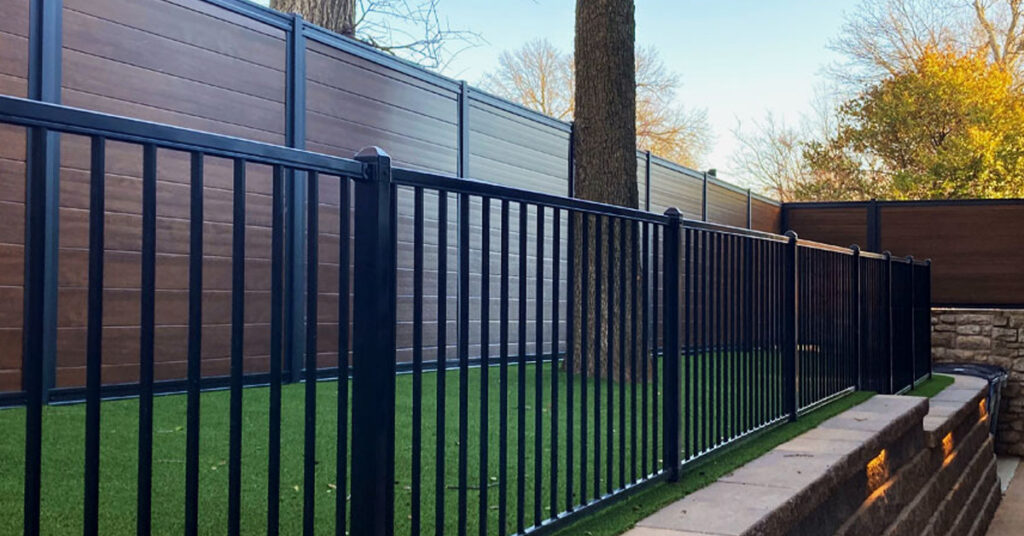 Mixed Fence Privacy and Ornamental Fence