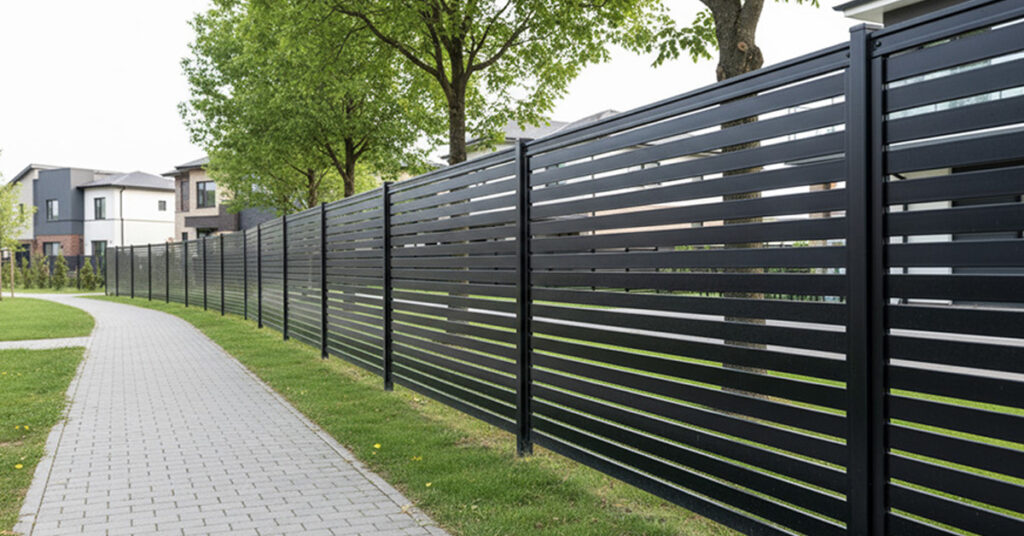 Slat Metal Fence