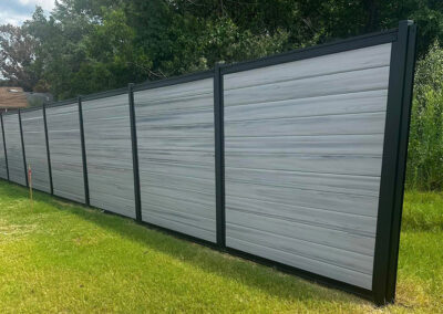 Luxecore Composite 4ft 6ft Harbor Gray Privacy Fence