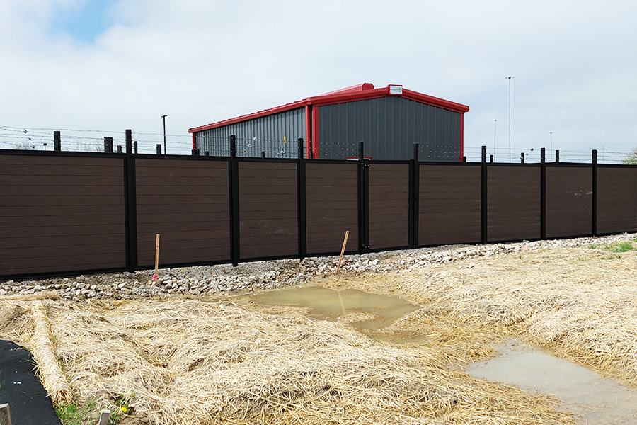 Luxecore Composite 6-Foot Brown Horizontal Security Enclosure