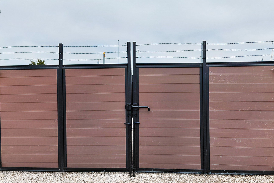 Luxecore Composite 6-Foot Brown Horizontal Security Enclosure